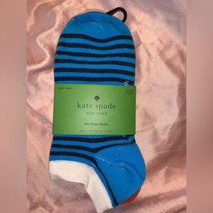 Kate Spade no show socks 3 pk new